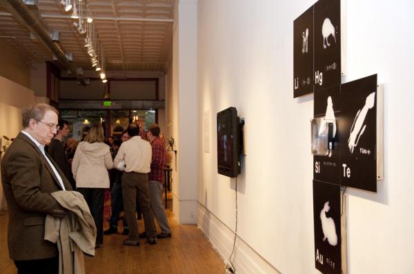 installation view of Chemtrail by Kevin Jones, photo by Kathleen Jones