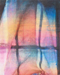 Elizabeth Guzman, View of Sky through Curtain, 2012